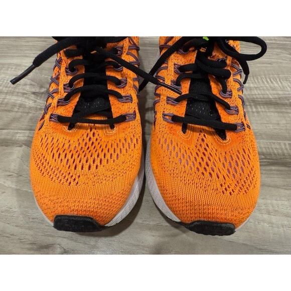 Nike Women's Air Zoom Pegasus 32 Orange & Black Size 8.5 - Picture 4 of 13